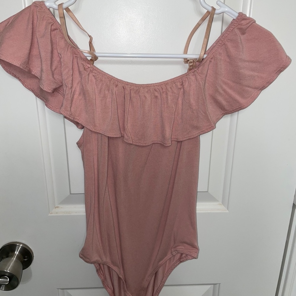 Pink off the shoulder top!